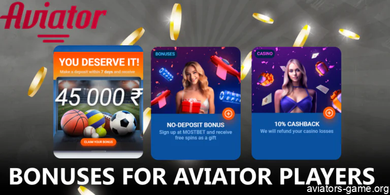 Bonuses and incentives for Aviator players on Mostbet India